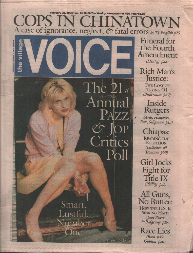 The Village Voice NYC February 28 1995 Courtney Love Chinatown 122019AME