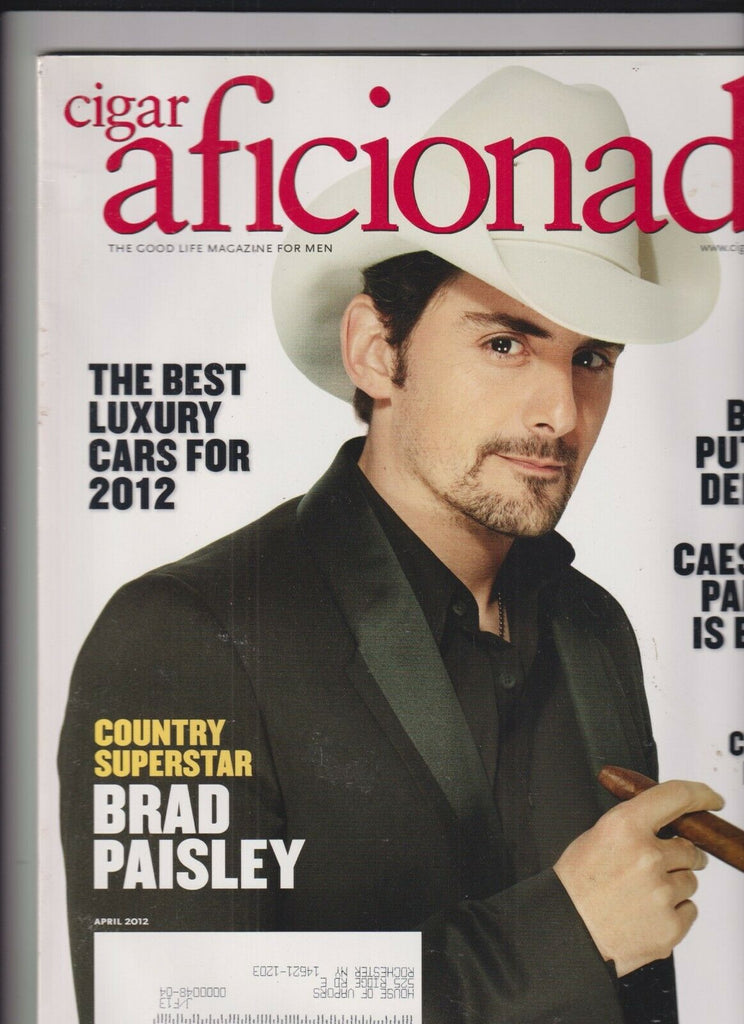 Cigar Aficionado Mag Brad Paisley 83 Cigars Rated April 2012 102519nonr