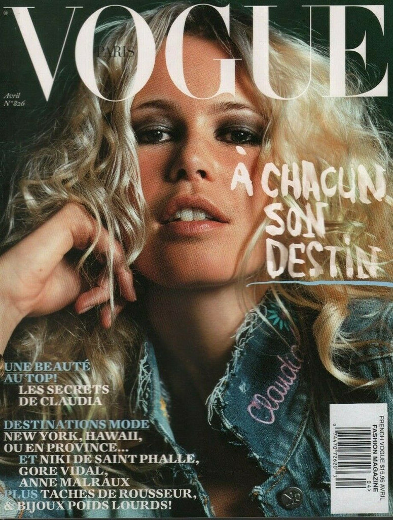 Vogue Paris April 2002 Gore Vidal Anne Malraux 062019DBE