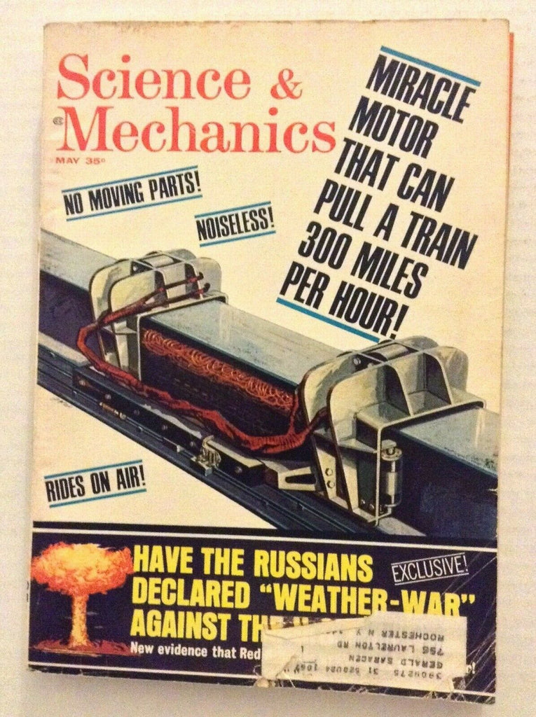 Science & Mechanics Mag Miracle Motor & Weather War May 1966 092319nonrh