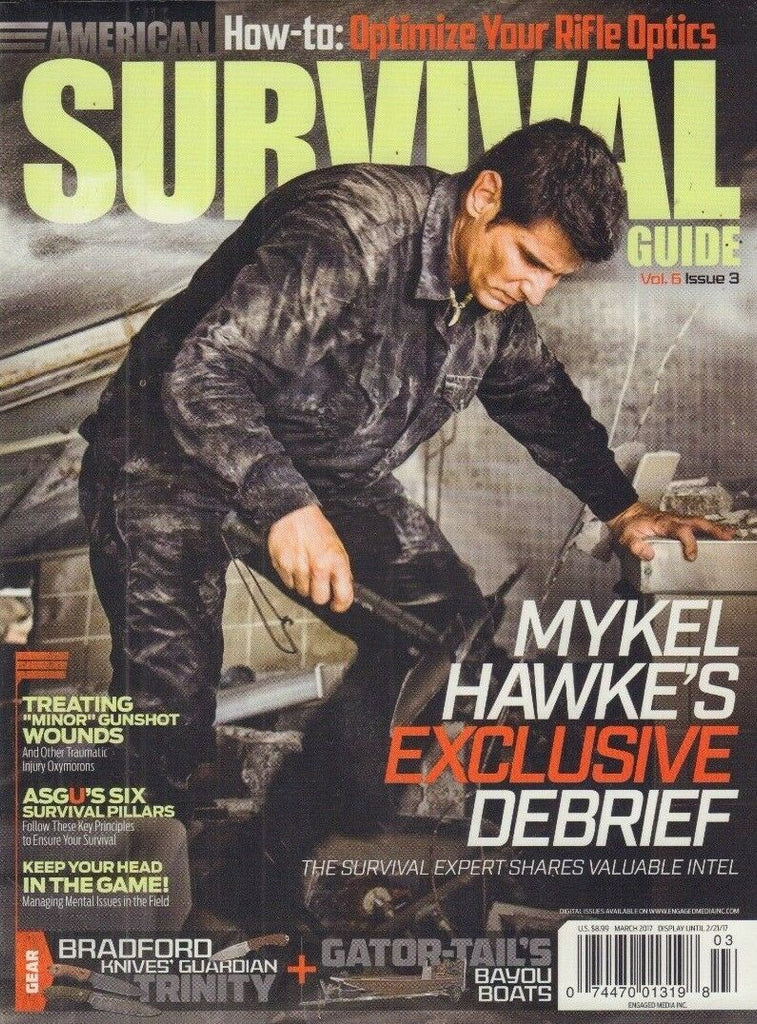Survival Guide Magazine Mykel Hawke's Debrief MArch 2017 010818nonr