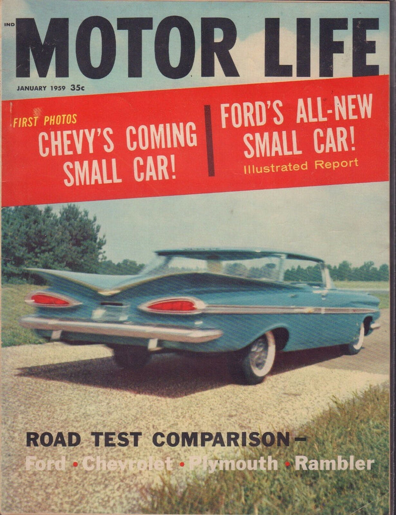 Motor Life Magazine January 1959 Plymouth Rambler 101917nonjhe