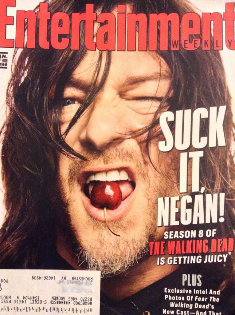 Entertainment Weekly Magazine Norman Reedus Walking Dead Jan 2018 040418nonrh