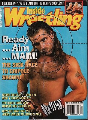 Inside Wrestling May 1996 Shawn Michaels, Shane Douglas EX 012116DBE