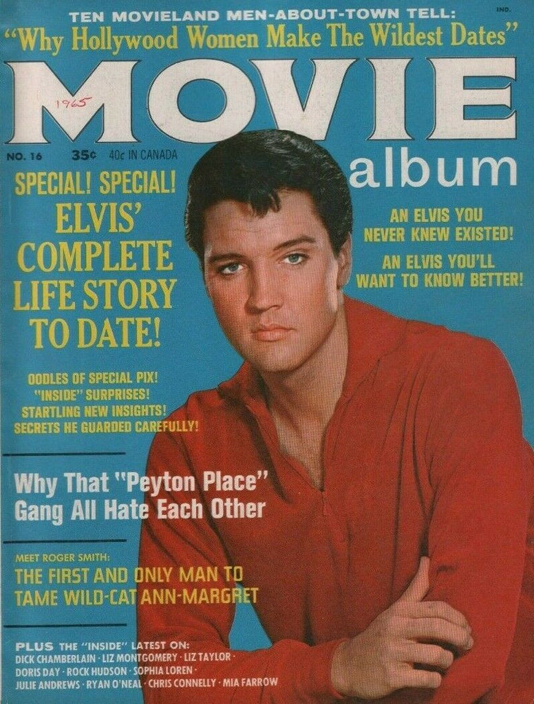 Movie Album #16 1965 Elvis Presley Roger Smith Sophia Loren 062819DBE