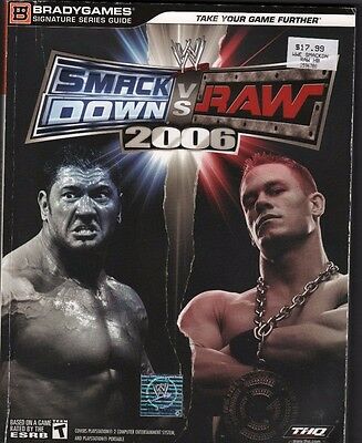 Smack Down Vs Raw 2006 Bradygames Series Guide EX 112315DBE2