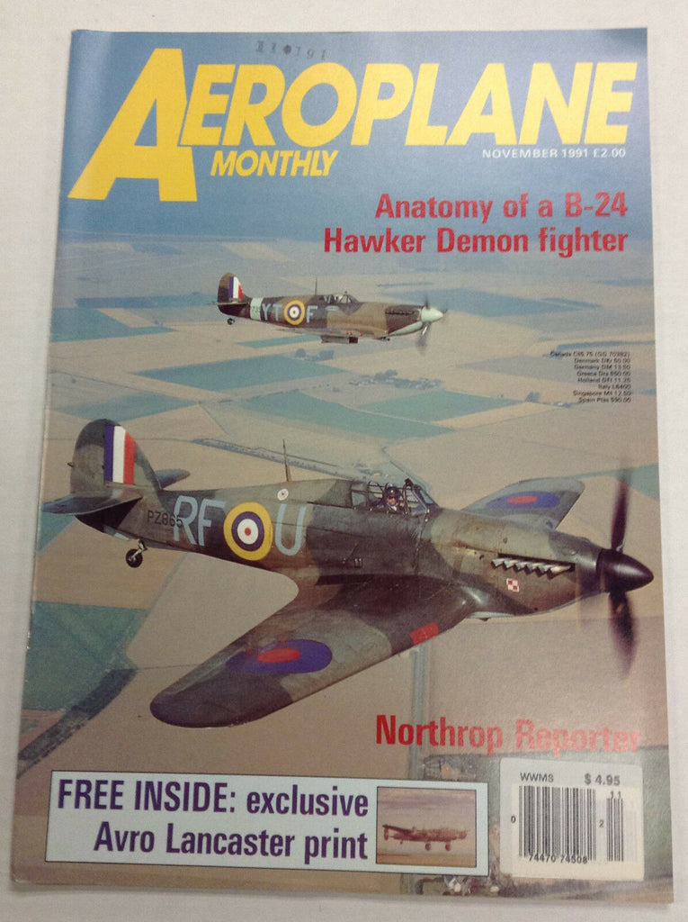 Aeroplane Monthly Aviation Magazine B-24 Hawker Demon November 1991 121416R