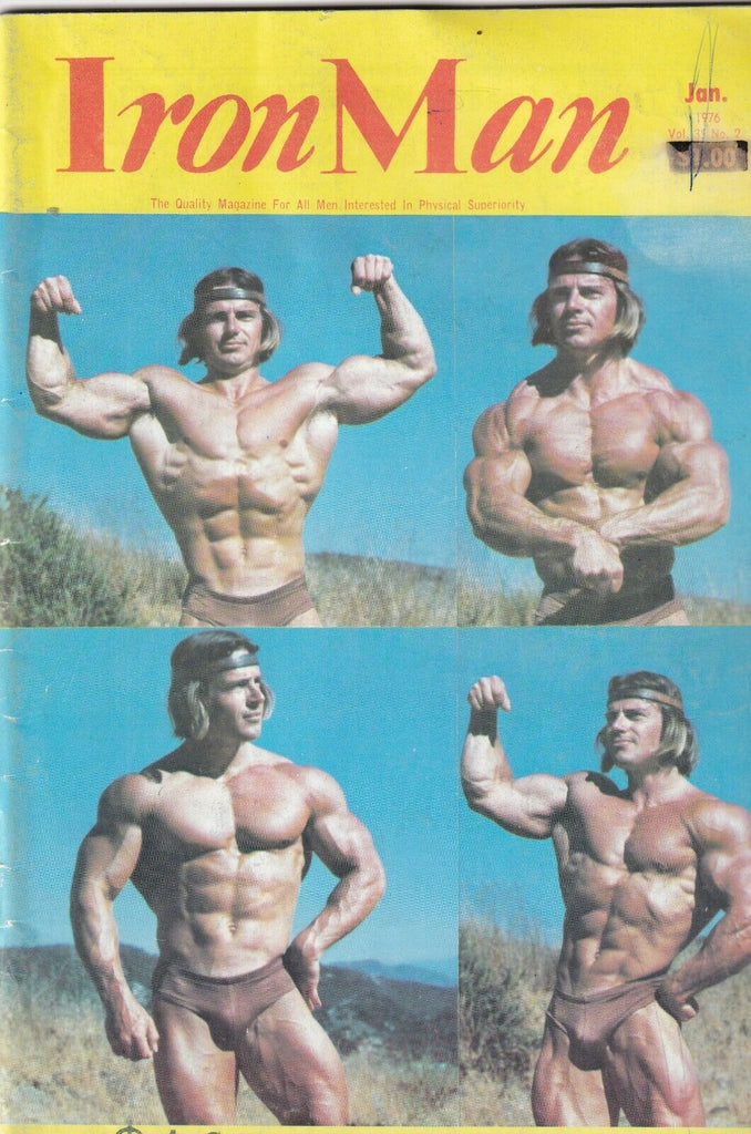 Ironman Mag Walter Milner Floyd Odom January 1976 100319nonr