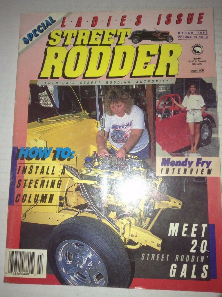 Street Rodder Magazine Mendy Fry 20 Street Gals March 1990 042217nonrh