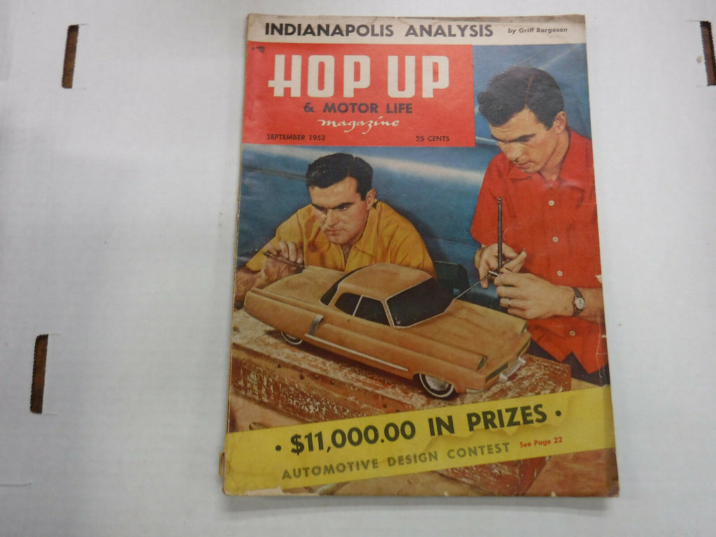 Hop Up & Motor Life Magazine Indianapolis Analysis September 1953 111416R