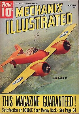 Mechanics Illustrated August 1940 Aviation VG 062716DBE