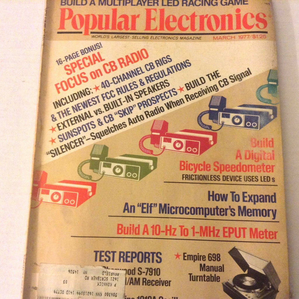 Popular Electronics Magazine Channel CB Rigs March 1977 071917nonrh