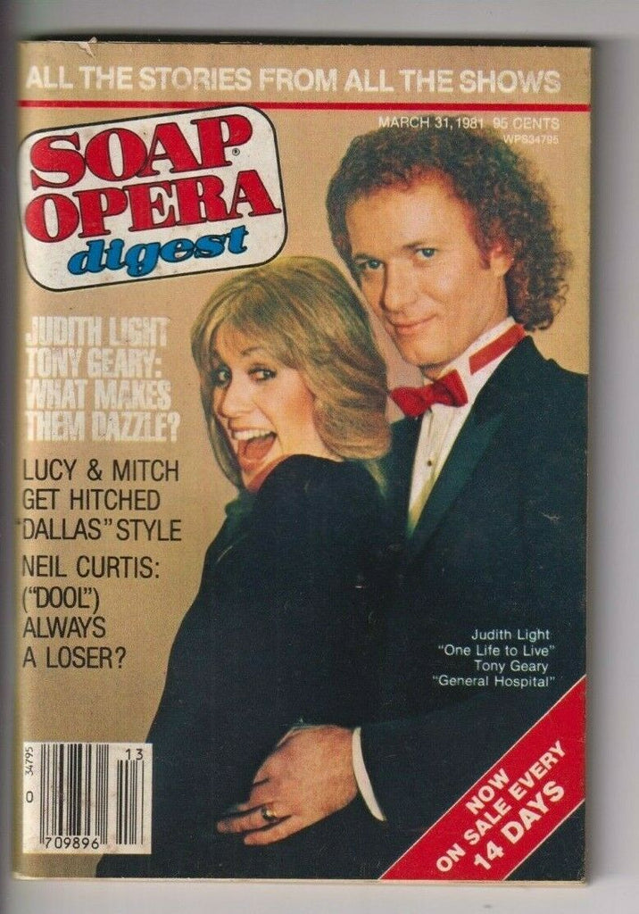 Soap Opera Digest Anthony Geary Judith Light March 31, 1981 111619nonr2