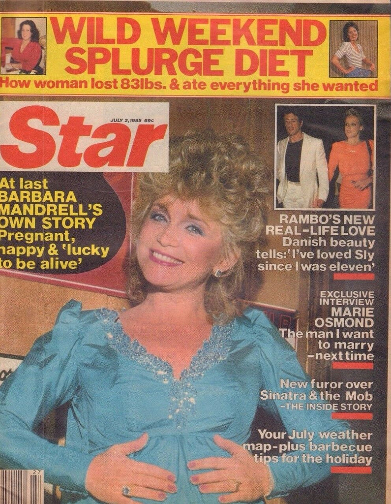 Star July 2 1985 Barbara Mandrell, Sylvester Stallone 092117DBE2