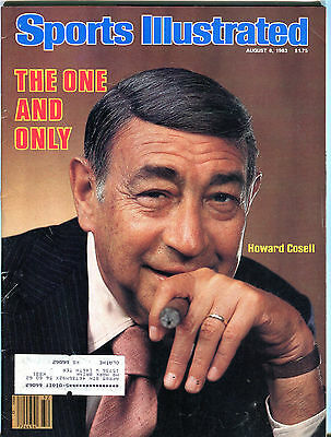 Sports Illustrated Magazine August 8 1983 Howard Cosell EX 071916jhe