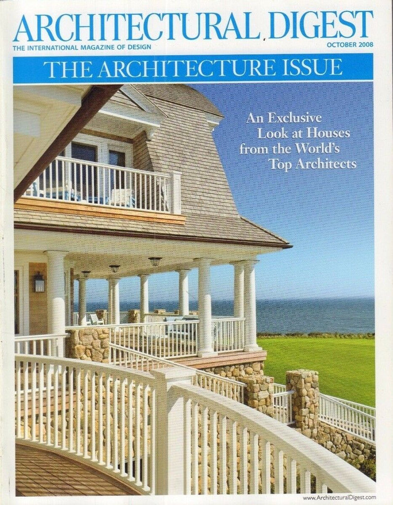 Architectural Digest October 2008 The Architecture Issue 021417DBE2