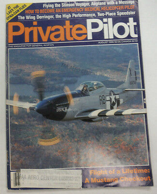 Private Pilot Magazine Flight Of A Lifetime August 1988 FAL 060515R2