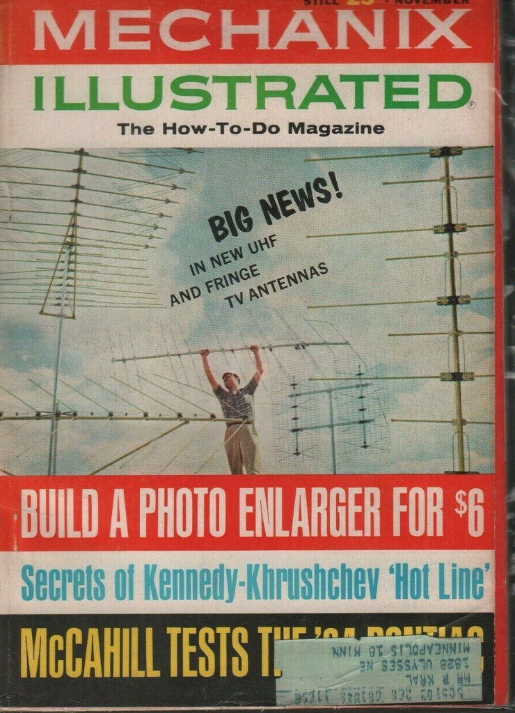 Mechanix Illustrated November 1963 Kennedy-Khrushchev Hot Line JFK 061719AME