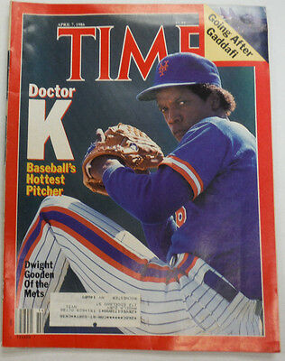 Time Magazine Dwight Gooden April 1986 052315R