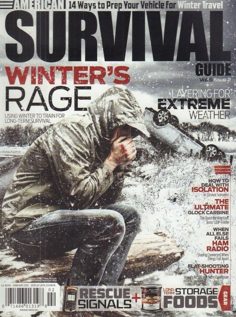 American Survival Guide Magazine Train From Winter February 2016 010918nonr
