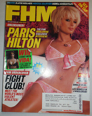FHM Magazine Paris Hilton & Samuel L. Jackson March 2004 WITH ML 031815R