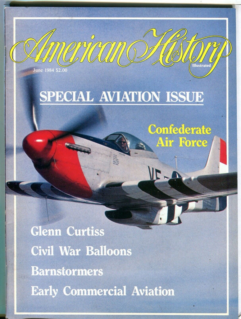 American History Magazine June 1984 Aviation Issue EX No ML 111916jhe