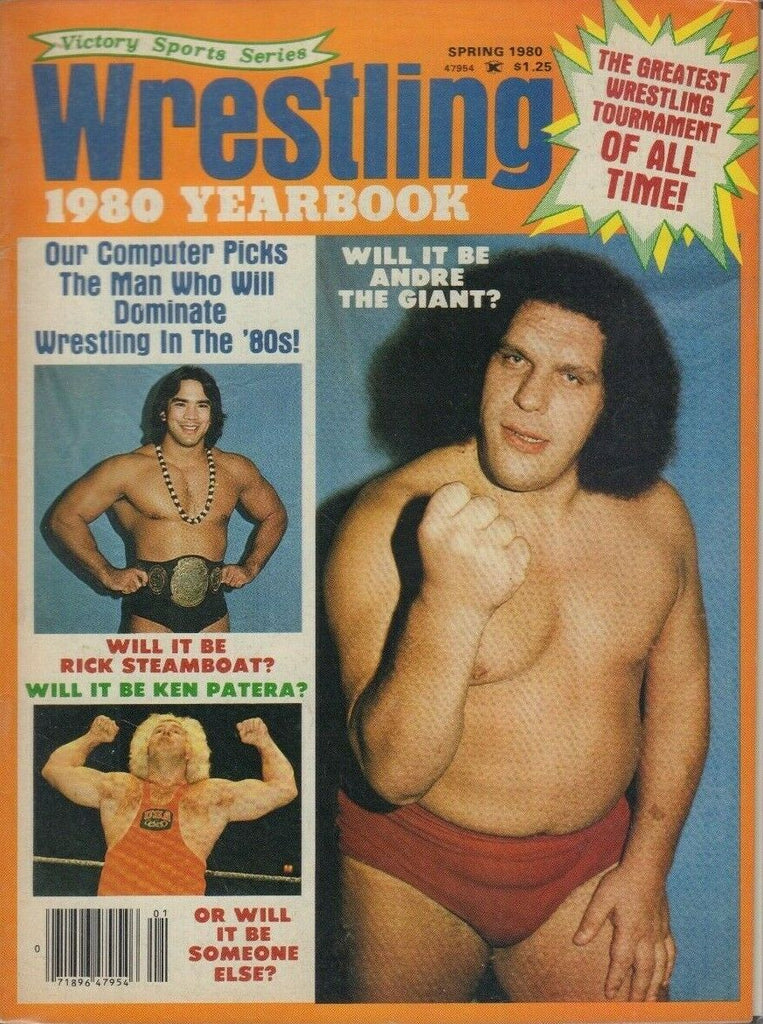 Victory Sports Series Wrestling 1980 Yearbook Spring Andre The Giant 030219DBE