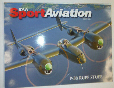 Sport Aviation Magazine P-38 Ruff Stuff March 2009 012215R