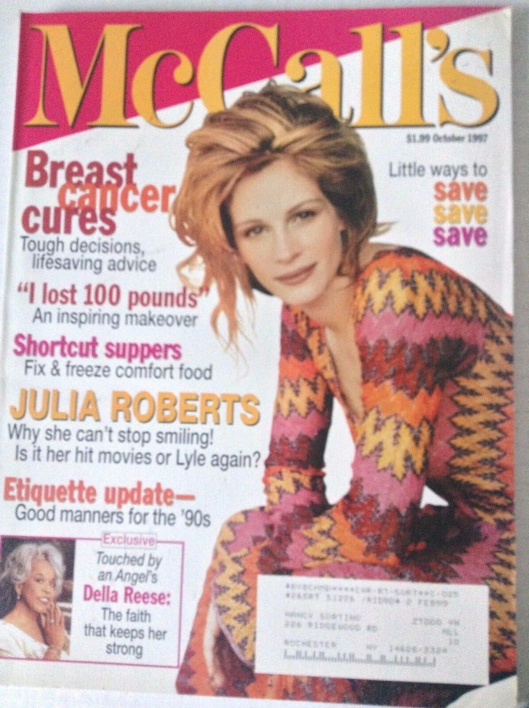 McCall's Magazine Julia Roberts Shortcut Suppers October 1997 081417nonrh2