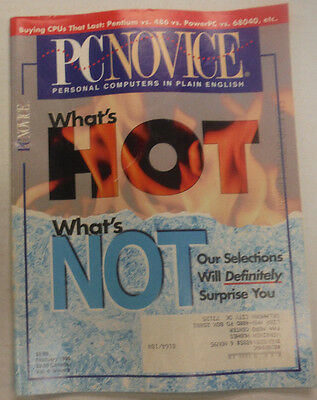 PC Novice Magazine What's Hot And What's Not February 1995 FAL 061815R