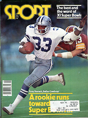 Sport Magazine January 1978 Tony Dorsett EX 080216jhe