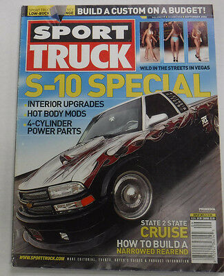 Sport Truck Magazine S-10 Special Interior Upgrades NO ML September 2004 081715R