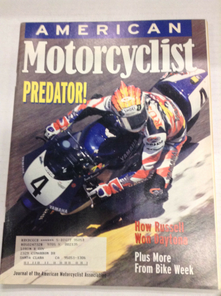 American Motorcyclist Magazine How Russell Won Daytona May 1997 040617nonr