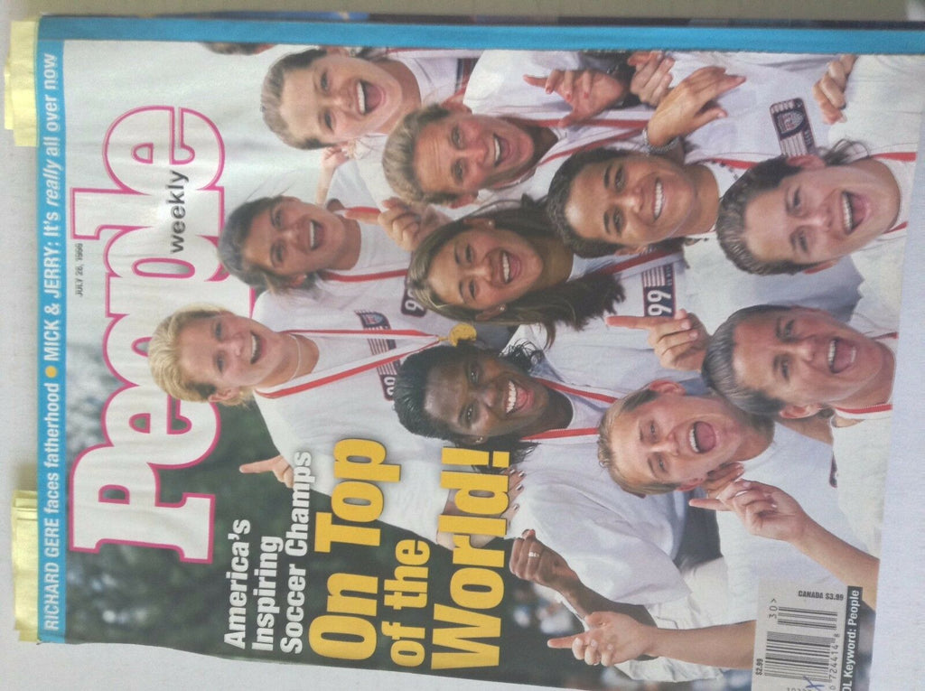 People Magazine Soccer Champs On Top July 26, 1999 051117nonrh