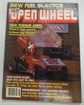 Open Wheel Magazine New Torque Arms & Kevin Olsen August 1987 030215r