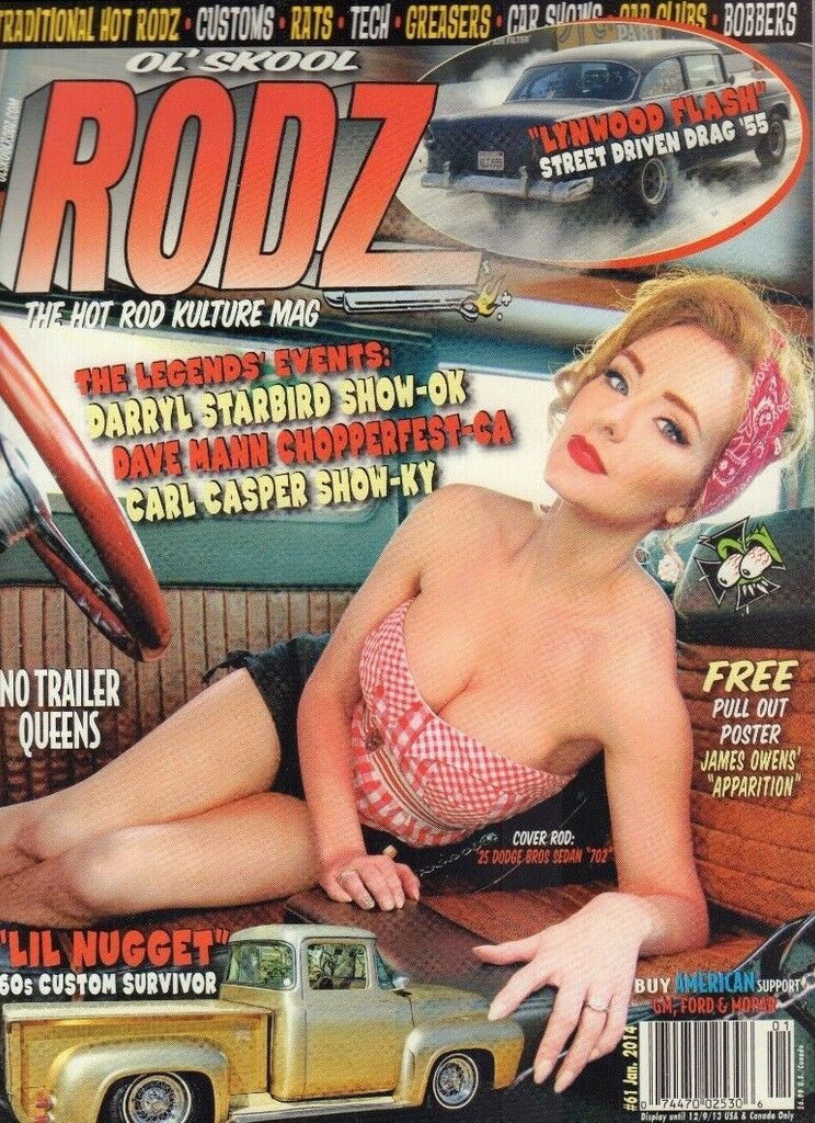 Ol' Skool Rodz Magazine Darryl Starbird Show January 2014 011818nonr