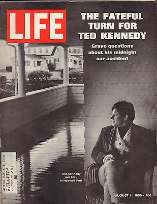 Look Magazine August 1 1969 Birthday Ted Kennedy w/ML VG 060116DBE