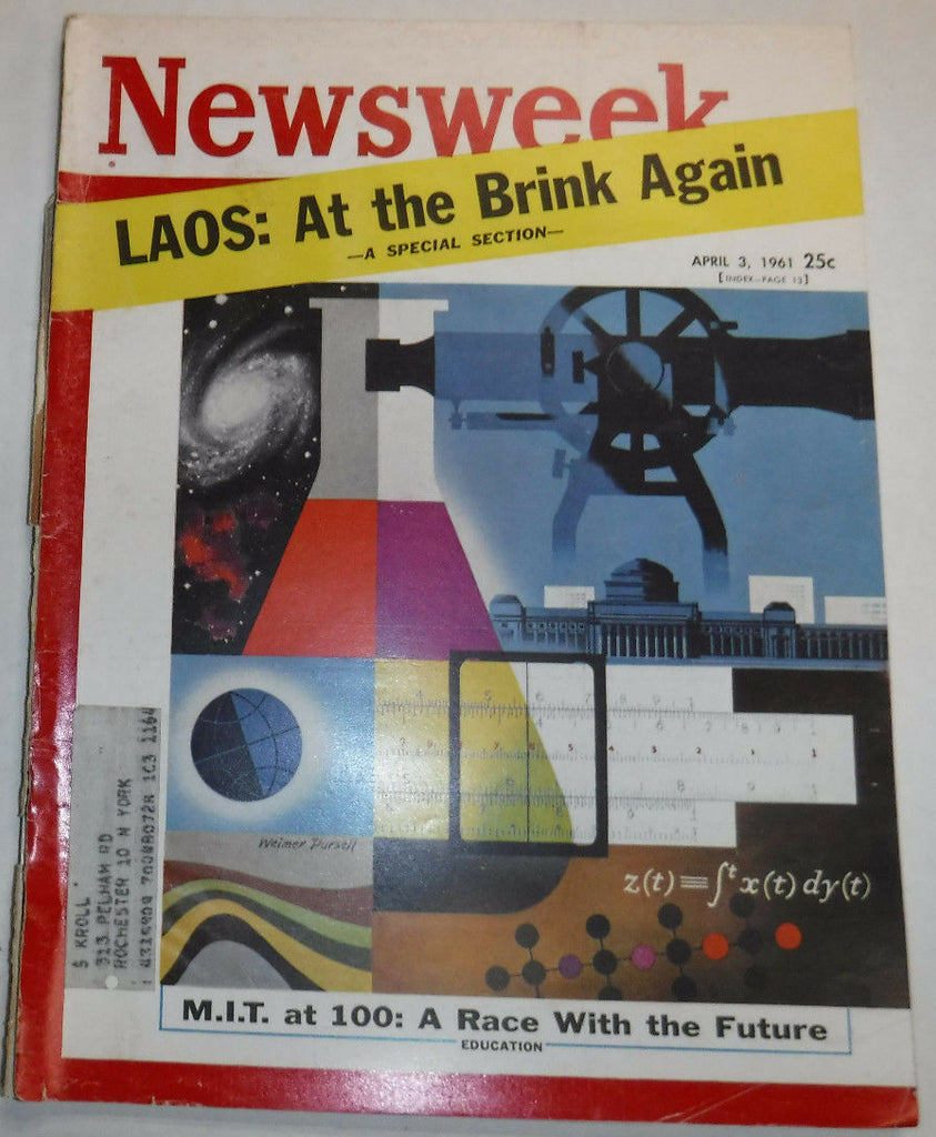 Newsweek Magazine Laos At The Brink Again April 3, 1961 100316R2