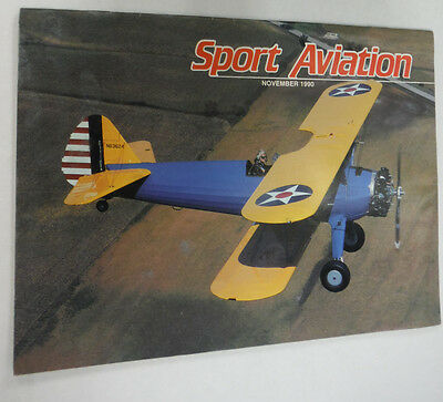 Sport Aviation Magazine Mark Phelps & EAA World Oshkosh November 1990 081414R