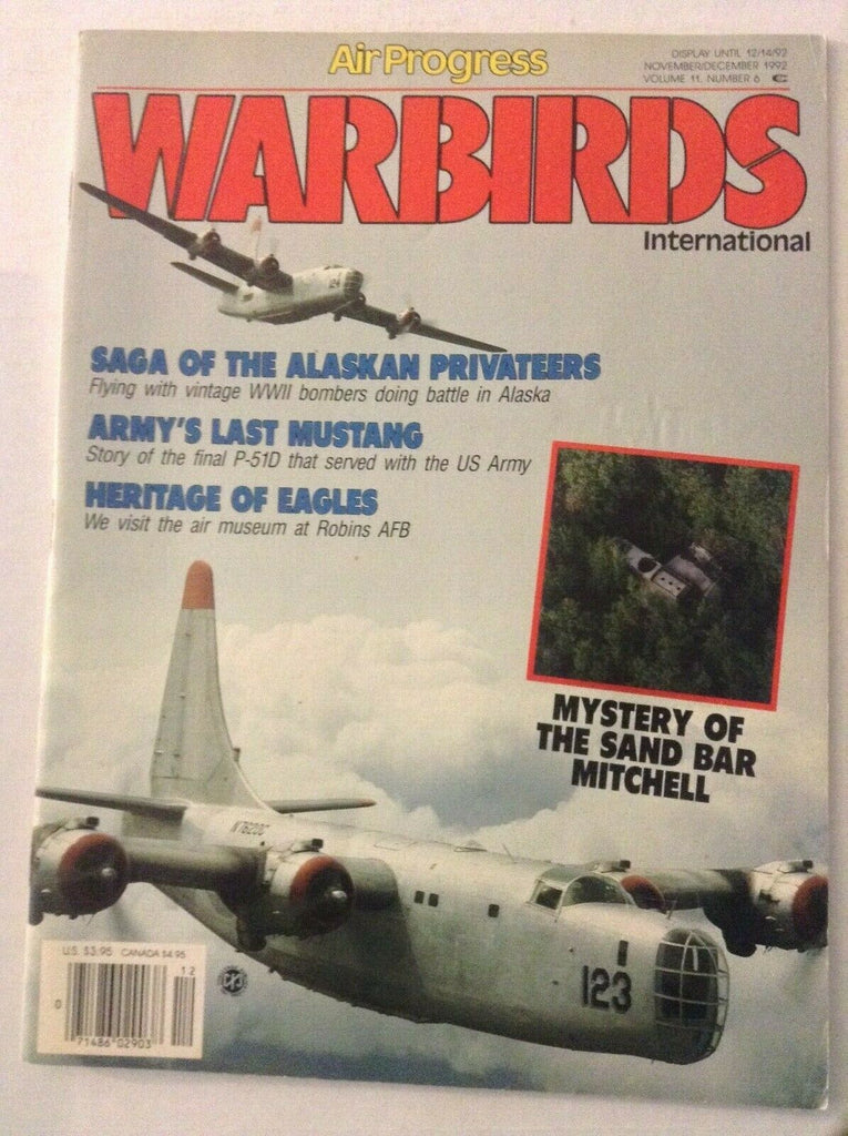 Air Progress Warbirds Magazine Mystery Of The Sand Bar Nov/dec 1992 050319nonrh