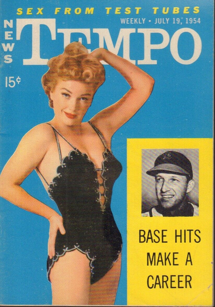 News Tempo Digest July 19 1954 Kathleen Hughes Cheesecake Pin Up 091218AME2