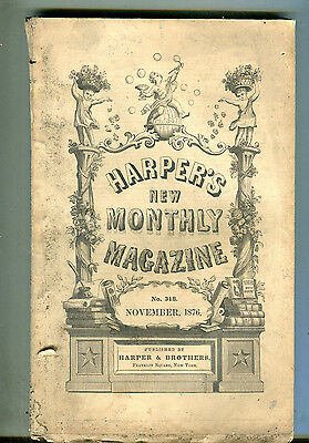 Harper's New Monthly Magazine November 1876 ACC 042216jhe