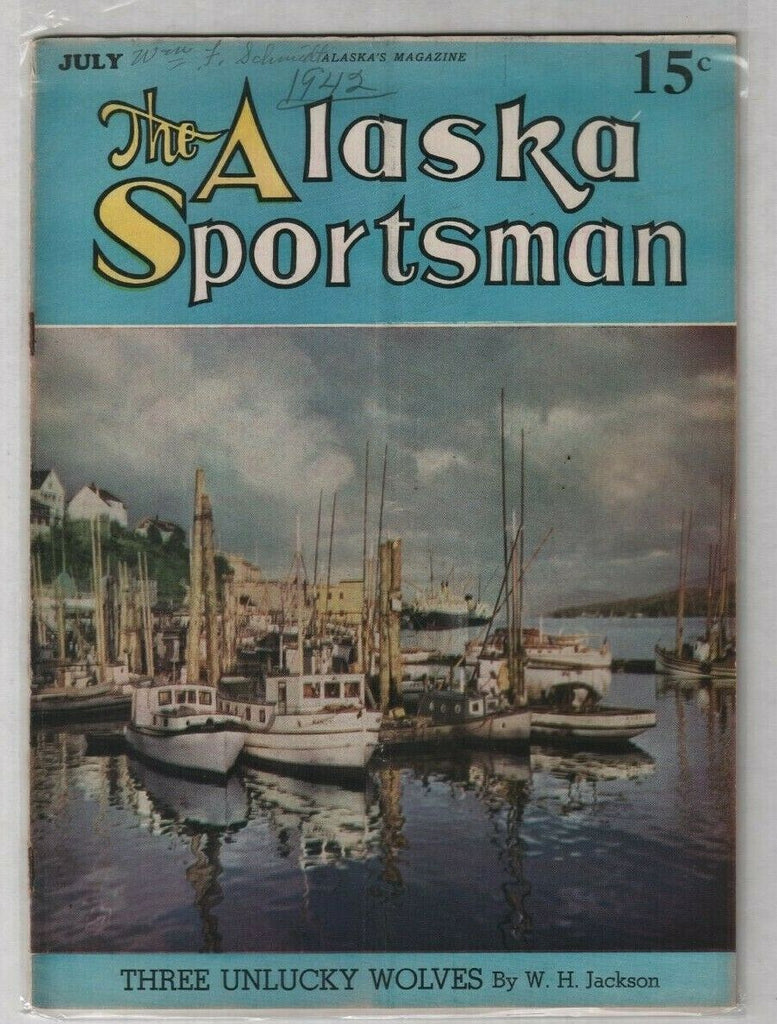 The Alaska Sportsman Three Unlucky Wolves July 1942 012120nonr
