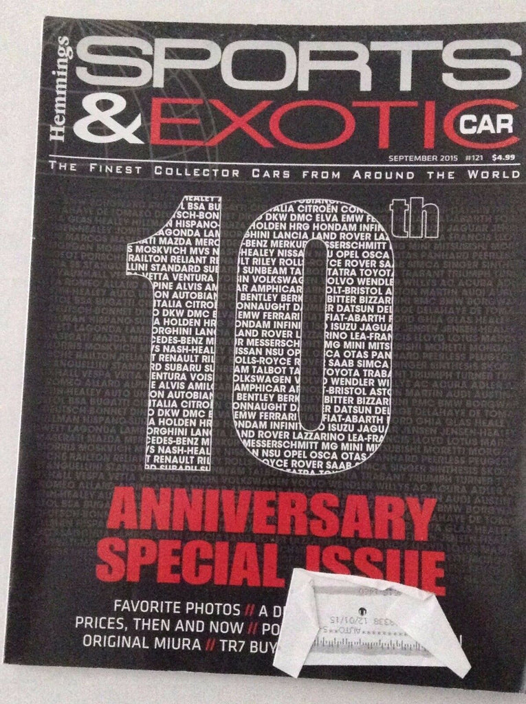 Sports & Exotic Car Magazine 10th Anniversary Special September 2015 121916rh