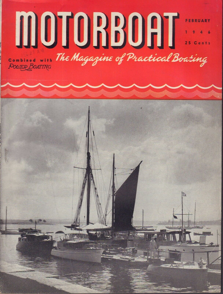 Motorboat February 1946 The Old Timers, Building Darwin 3 041817nonDBE