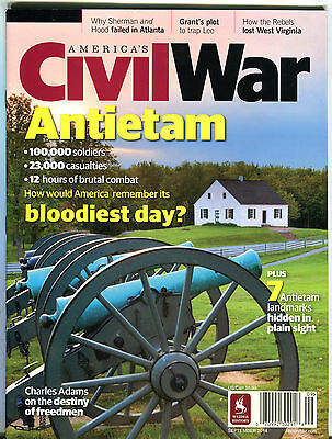America's Civil War Magazine September 2014 Antietam EX 021916jhe