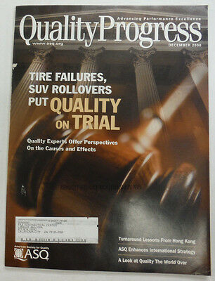Quality Progress Magazine Quality On Trial December 2000 FAL 060815R3