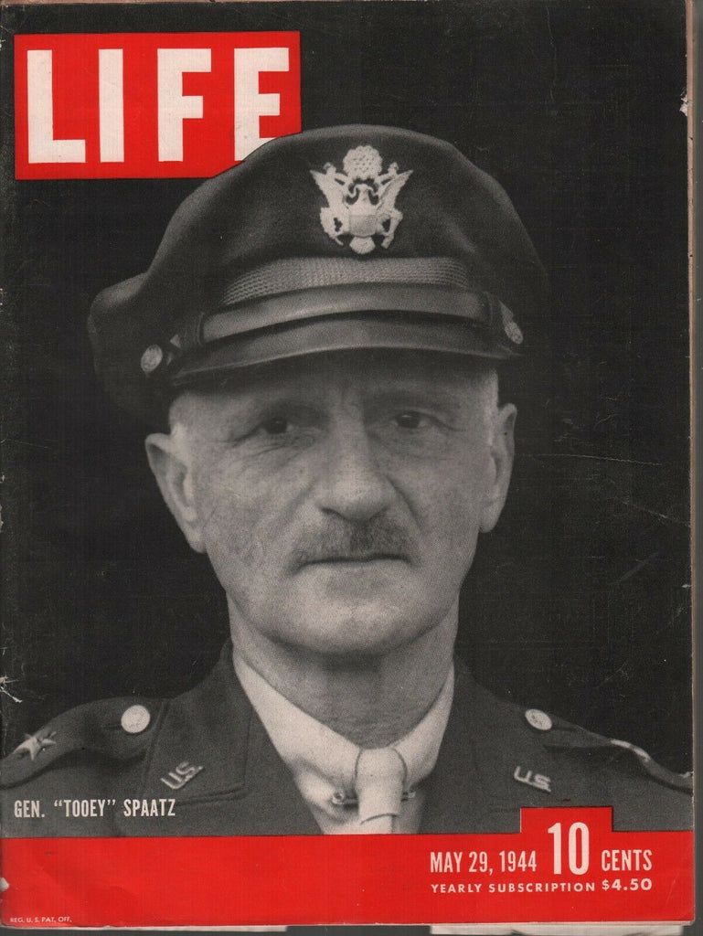 Life Magazine May 25 1944 General Tooey Spaatz Vintage WWII Ads 082119AME