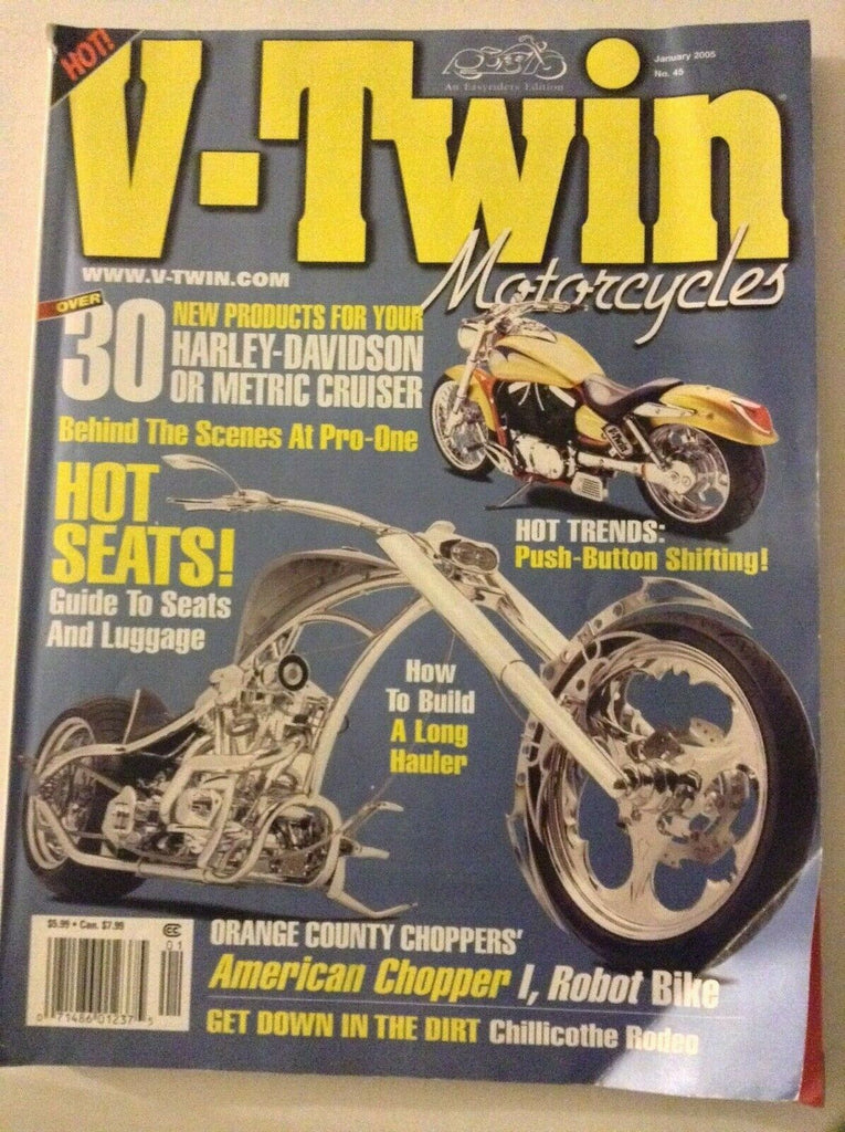 V-Twin Motorcycles Magazine Harley Davidson January 2005 052019nonrh