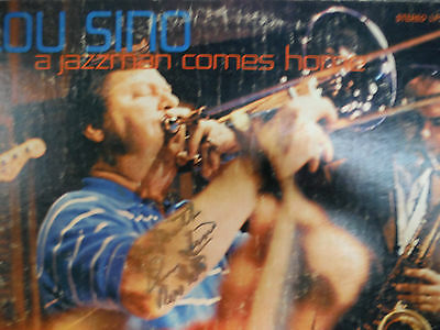 A Jazzman Comes Home Lou Sino - Autographed 33RPM EX 120215 TLJ